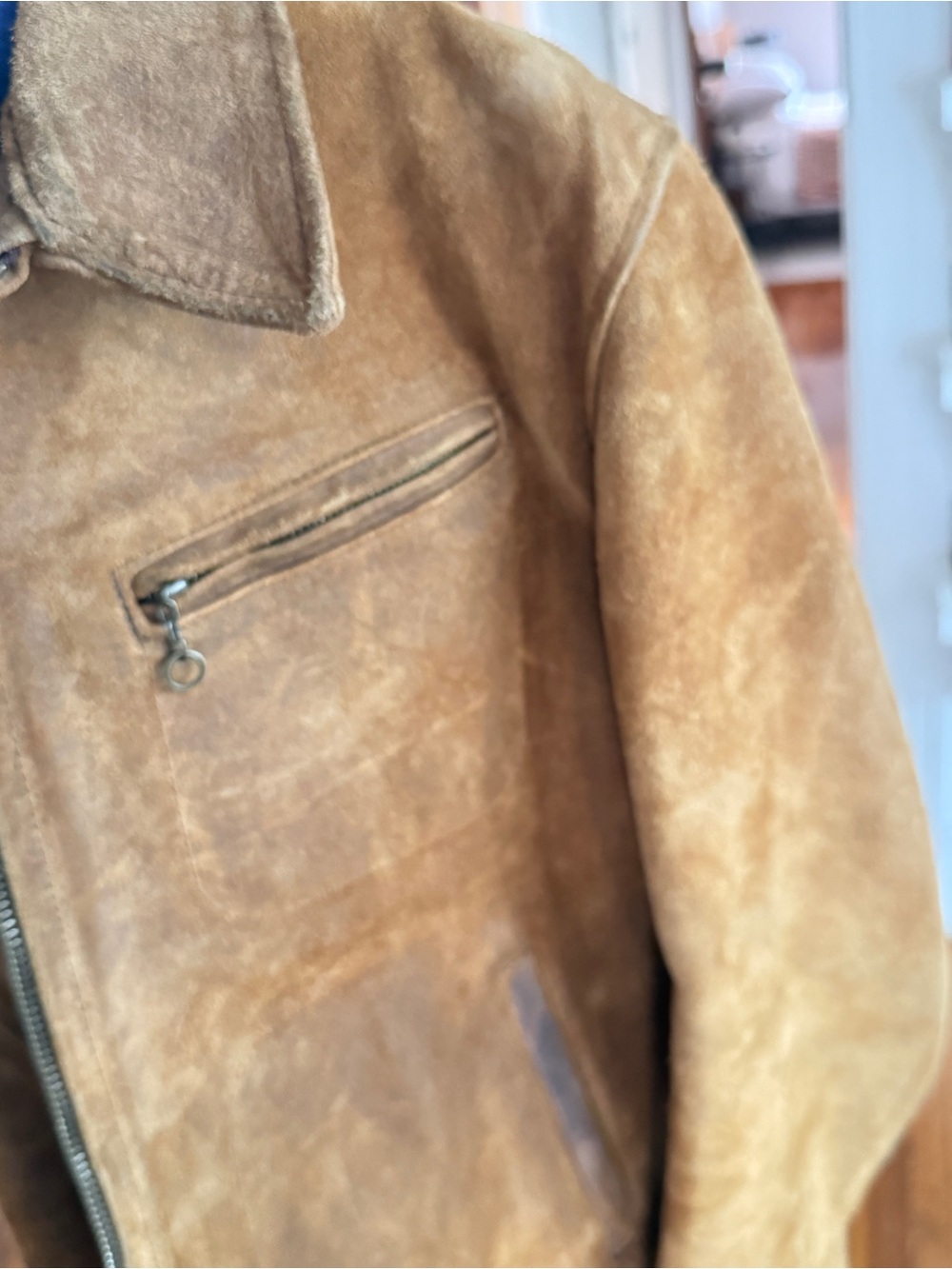 Schott NYC Perfecto 370 “Duke” Premium Rough Out Suede Classic Leather Jacket - Picture 14 of 17